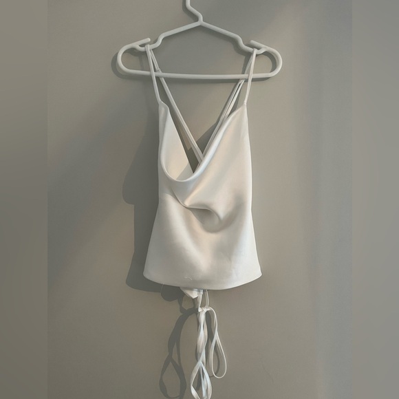 GARAGE ciel neck cami White, size XS - Picture 3 of 5